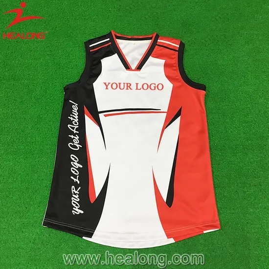 Healong Afl Uniform Sublimation Rugby Shirt Durable Rugby Jersey 
