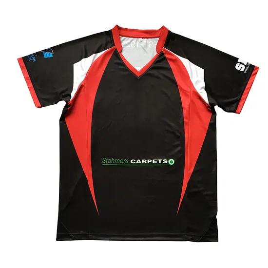 OEM Custom Sublimation Print Cricket Jerseys Using Team Own Design, Colors, Logos 