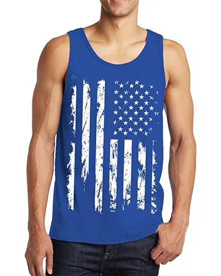 Wholesale High Quality Cotton Singlet Printed 