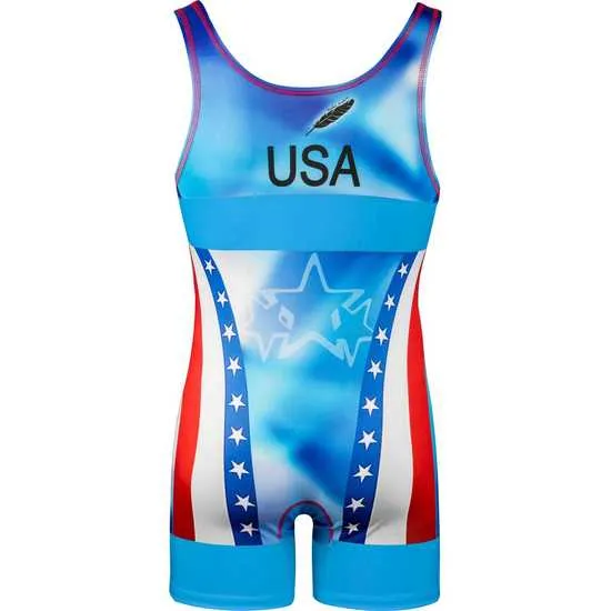Comfort Design Collegiate Personalized Wrestling Singlets Professional Weightlifting Uniforms 
