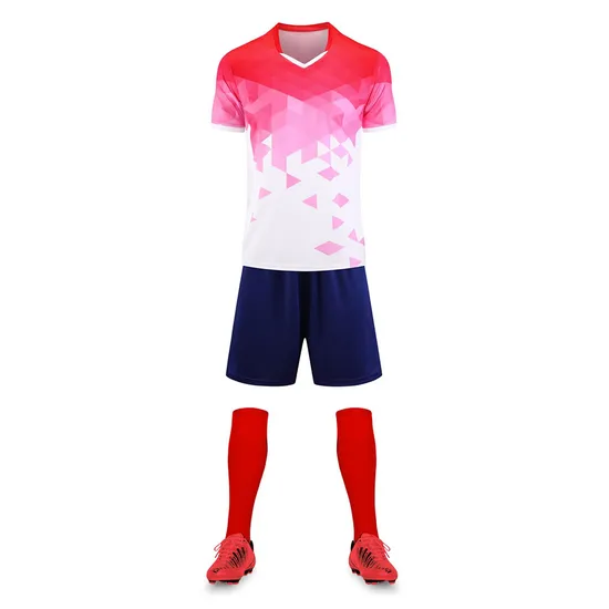 Adult Football Uniform Set for Male Students Sports Competition Training Team Uniform Children′s Light Cricket Jersey Printing 