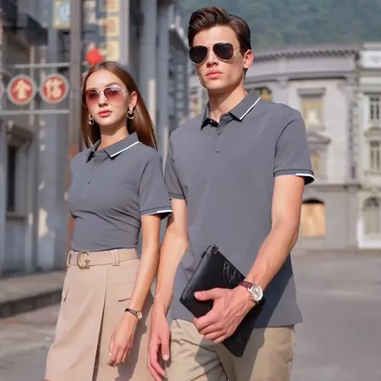 High Quality Polo Shirt Embroidery Cotton Polyester OEM Wholesale T