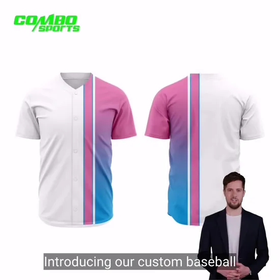Custom Sublimation Soccer Jersey Quick Dry Football Jersey Breathable Baseball Jersey 