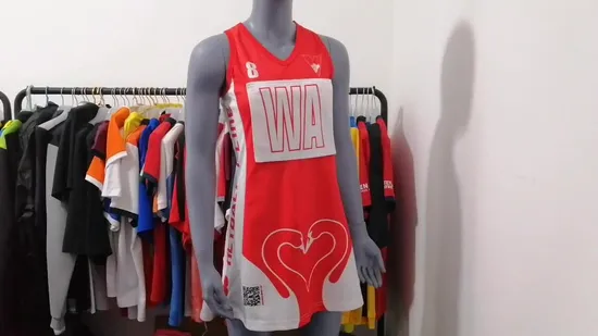 Sublimation Polyester Girls Cheap Netball Dress Custom Netball Uniform 