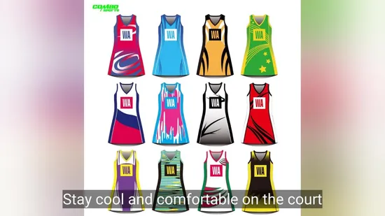 Trendy Customizable Women′s Netball Dresses for Team Spirit 