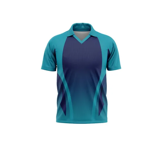Factory Low Price Cricket Uniform Customized Sublimation Cricket Jersey Men Short Sleeve Shirts 