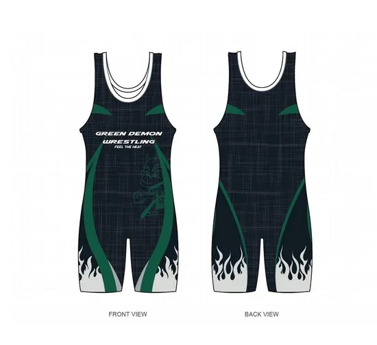 New Product Men Wrestling Wear Custom Sublimated Wrestling Singlet 